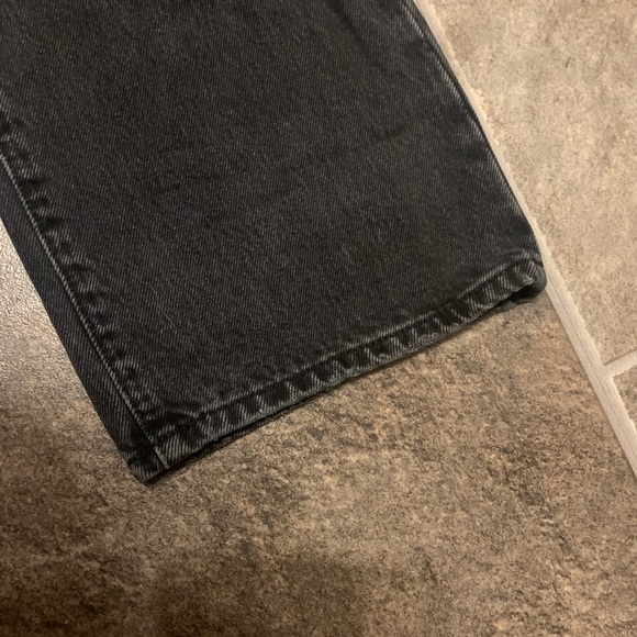 Polo Ralph Lauren Jean Sz 32 X 30 Black Grey Classic Fit Embroidered Art Graphic - Picture 7 of 14